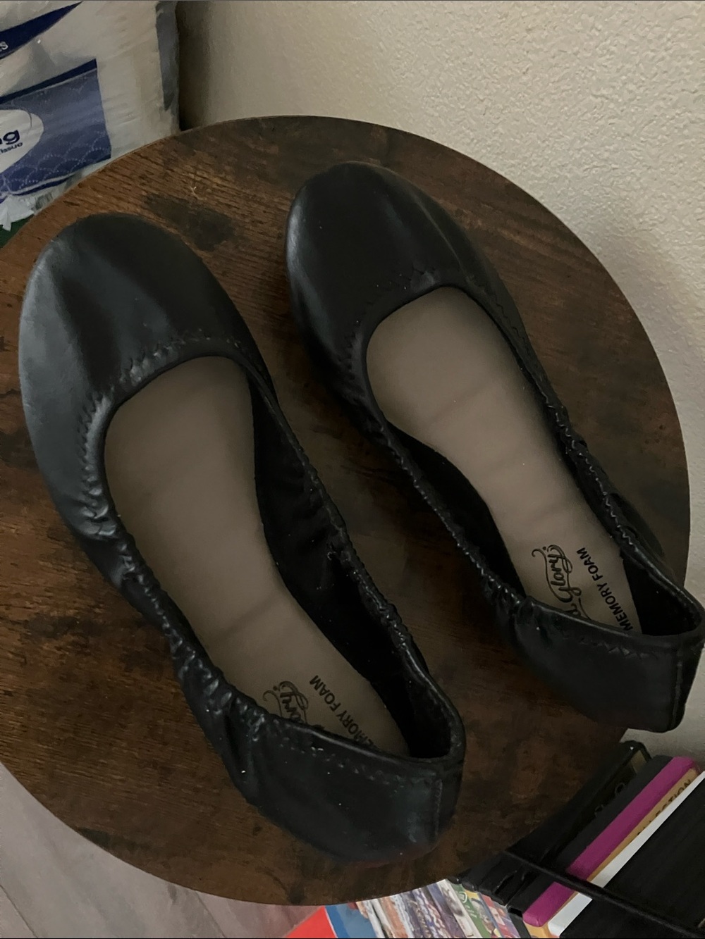 Faded Glory Black Women's Ballet Flats